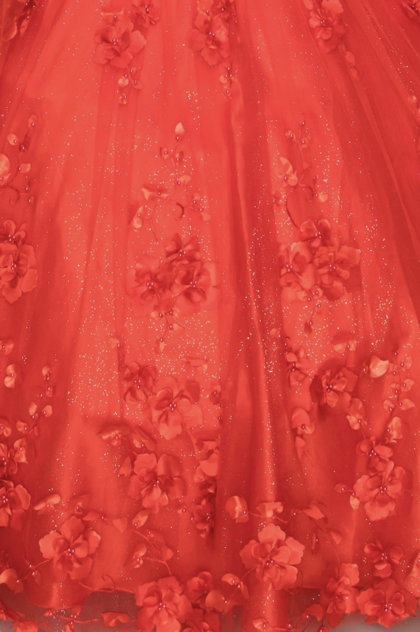 Experience pure enchantment with this breathtaking Quinceanera gown. 8030J by Cinderella Couture