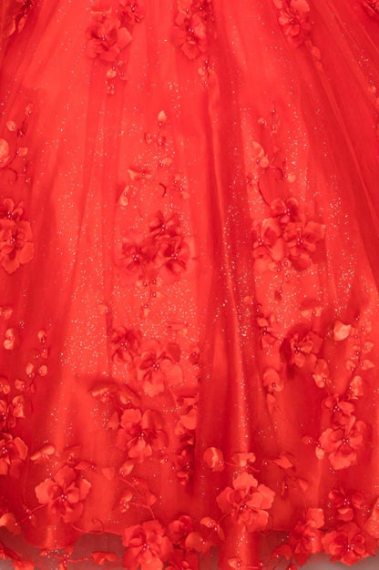 Experience pure enchantment with this breathtaking Quinceanera gown. 8030J by Cinderella Couture