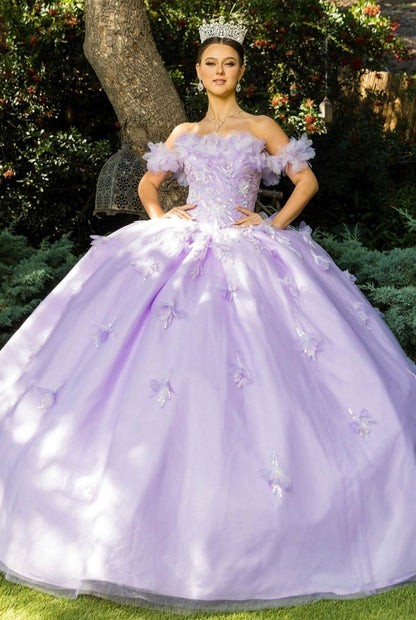 This enchanting ball gown is a true fairytale masterpiece. 8065J by Cinderella Couture