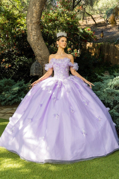 This enchanting ball gown is a true fairytale masterpiece. 8065J by Cinderella Couture