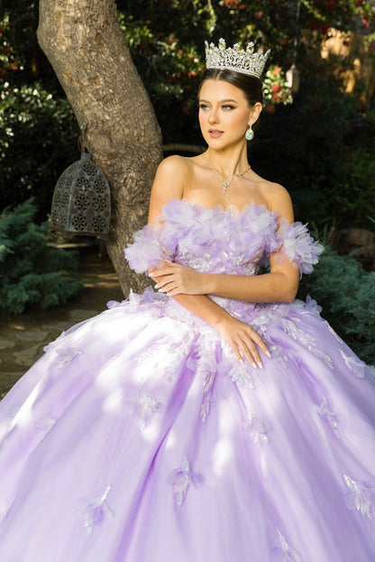 This enchanting ball gown is a true fairytale masterpiece. 8065J by Cinderella Couture