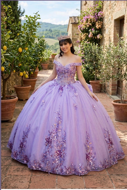 Elegant Quinceanera Dress. 8125J by Cinderella Couture