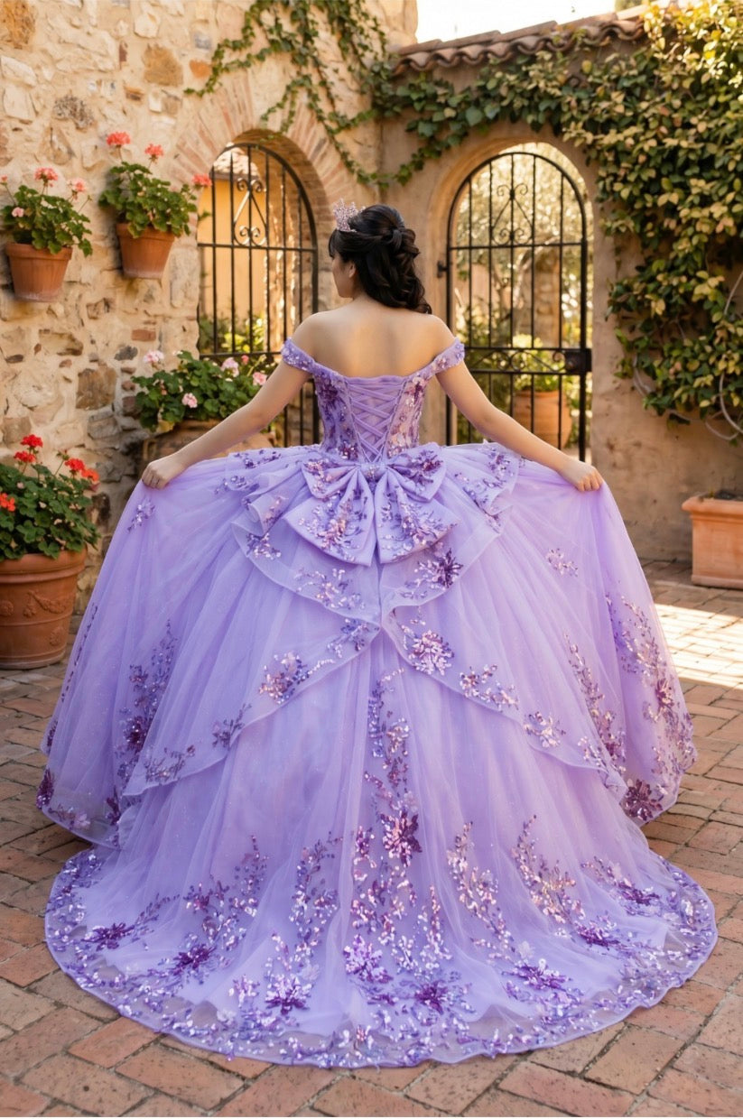 Elegant Quinceanera Dress. 8125J by Cinderella Couture