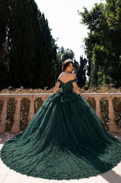 Multi-tiered Illusion Skirt, Off Shoulder. PQ1060 by Bella Couture