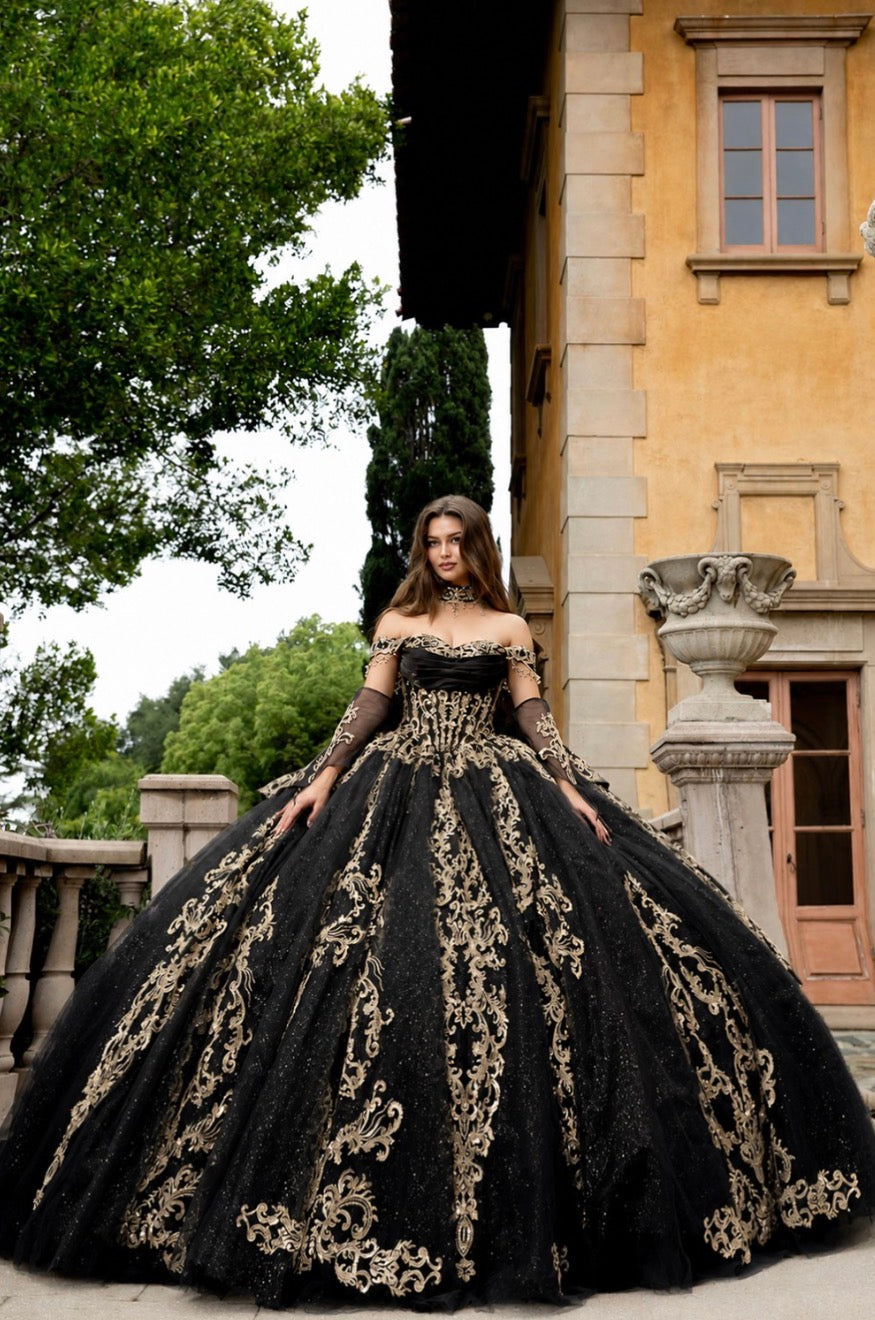 Sparkle Enchantment Quince Dress. PQ1086 BY BELLA COUTURE