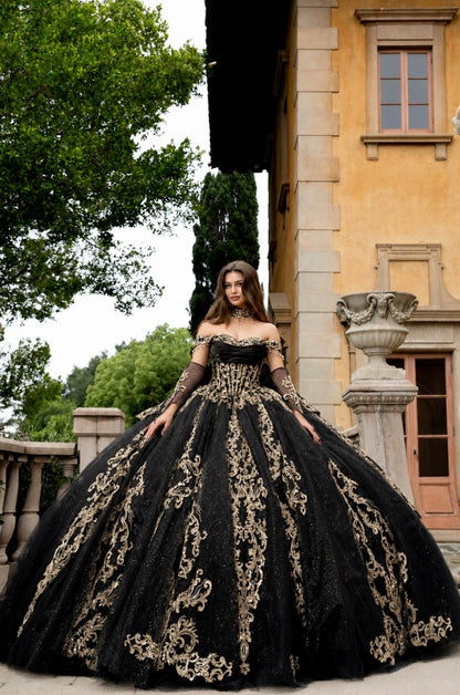 Sparkle Enchantment Quince Dress. PQ1086 BY BELLA COUTURE