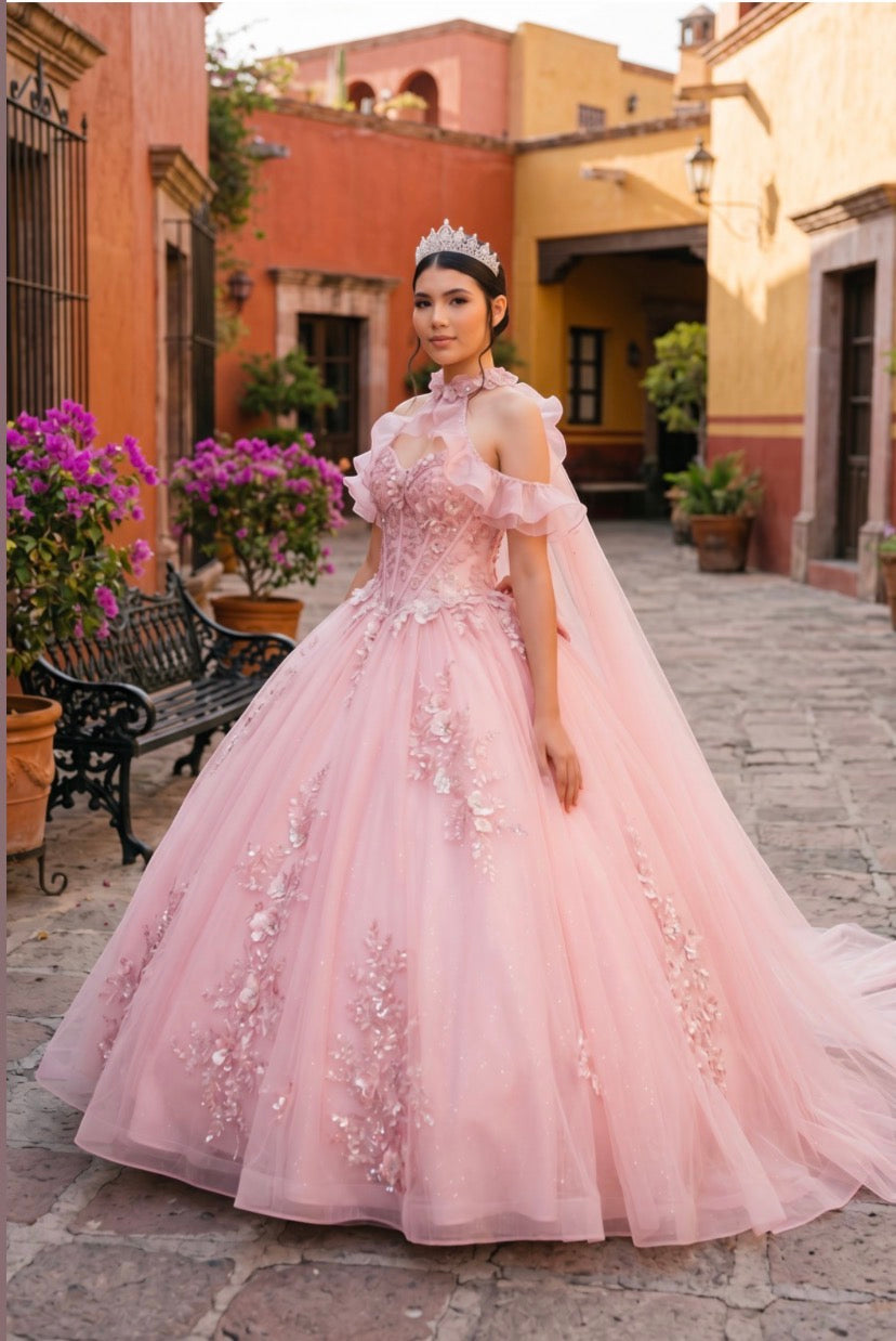 This exquisite ball gown is designed for unforgettable special occasions. 8585JQ by CINDERELLA COUTURE