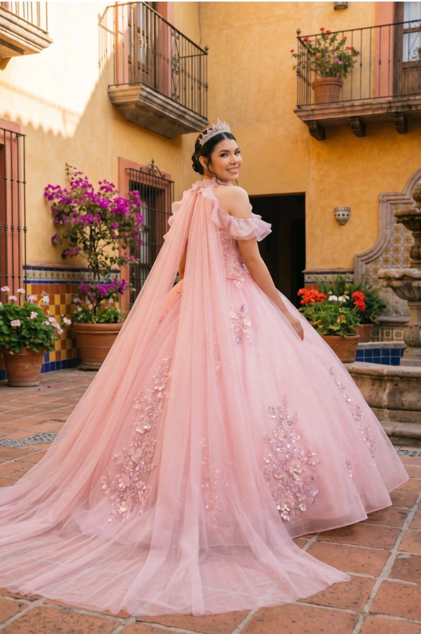 This exquisite ball gown is designed for unforgettable special occasions. 8585JQ by CINDERELLA COUTURE