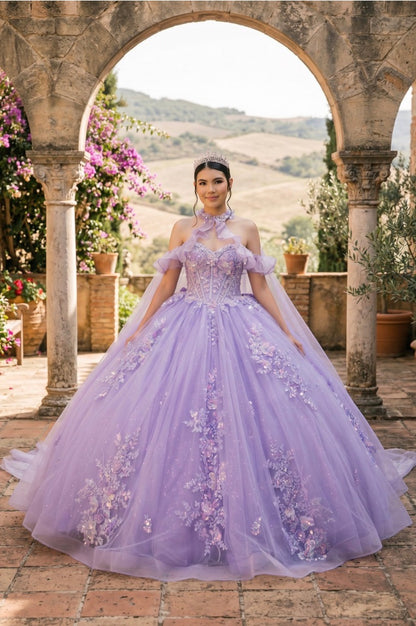 This exquisite ball gown is designed for unforgettable special occasions. 8585JQ by CINDERELLA COUTURE