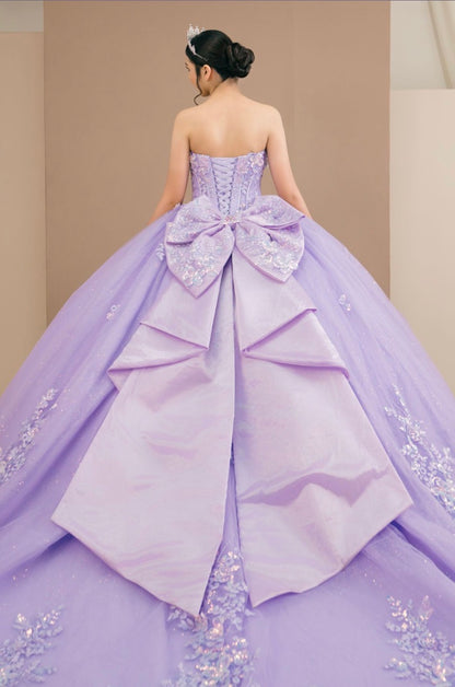 This exquisite ball gown is designed for unforgettable special occasions. 8585JQ by CINDERELLA COUTURE