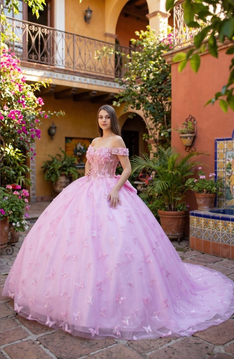 Butterfly Sleeve Quince. 8350J by Cinderella Couture