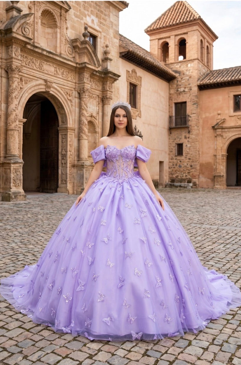 Butterfly Sleeve Quince. 8350J by Cinderella Couture