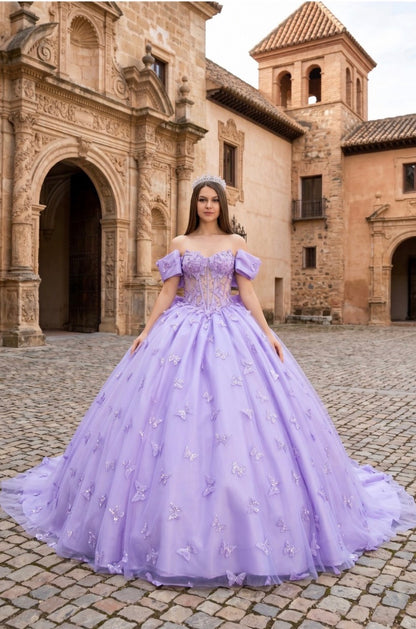 Butterfly Sleeve Quince. 8350J by Cinderella Couture
