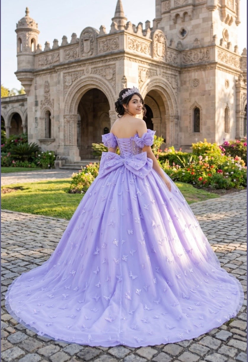Butterfly Sleeve Quince. 8350J by Cinderella Couture