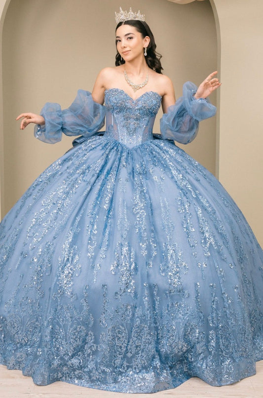 Designed to make you feel like royalty on your special day. 8565JQ BY CINDERELLA COUTURE