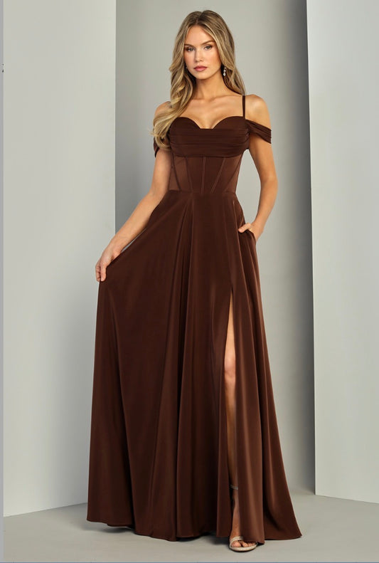 With exquisite details, creates beautiful dresses and gowns for every special occasion. 3229 BY ADORA DESIGN
