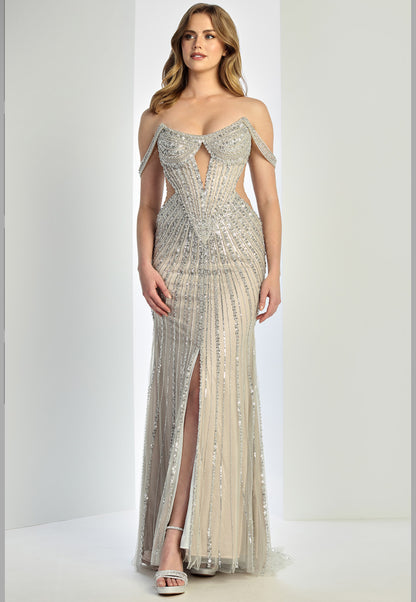 Beading beautiful dress, mermaid style. 3271 by ADORA DESIGN