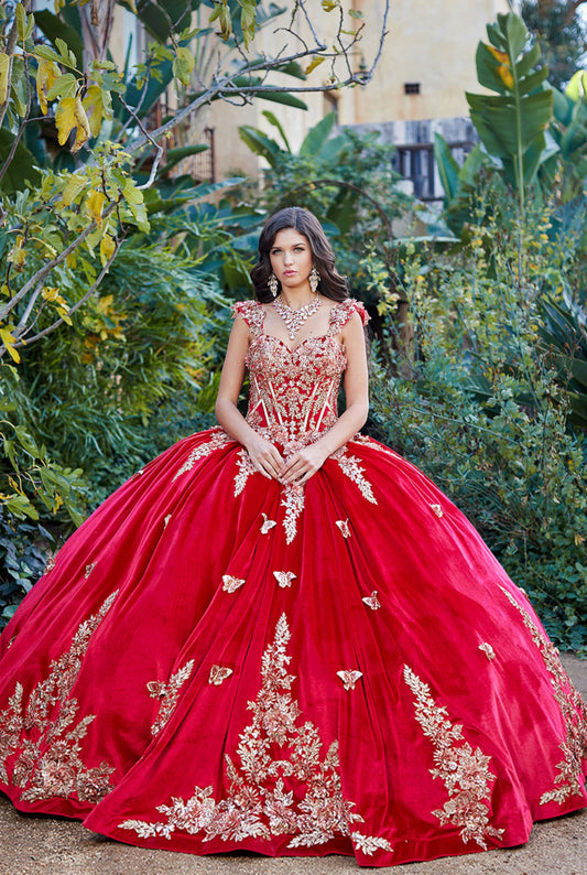 Velvet Dress. PQ1038 by Bella Couture