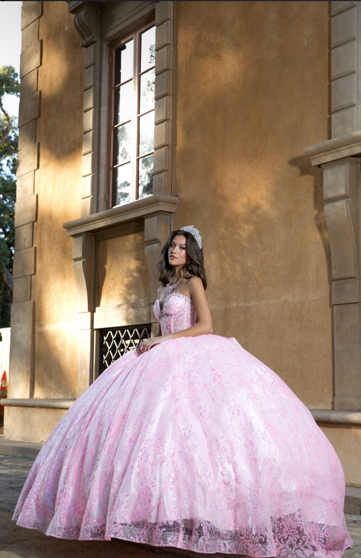 Sparkly Quince Dress. PQ1058 BY Bella Couture