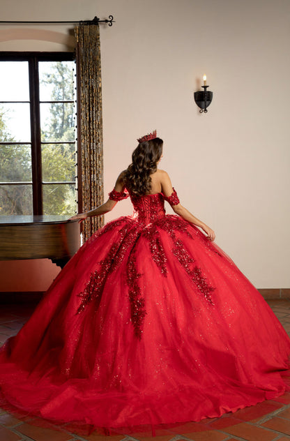 Detachable Sleeve, Sweetheart Neckline. PQ1070 by Bella Couture
