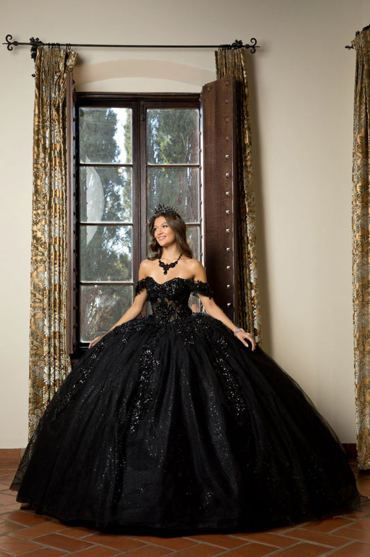 Detachable Sleeve, Sweetheart Neckline. PQ1070 by Bella Couture