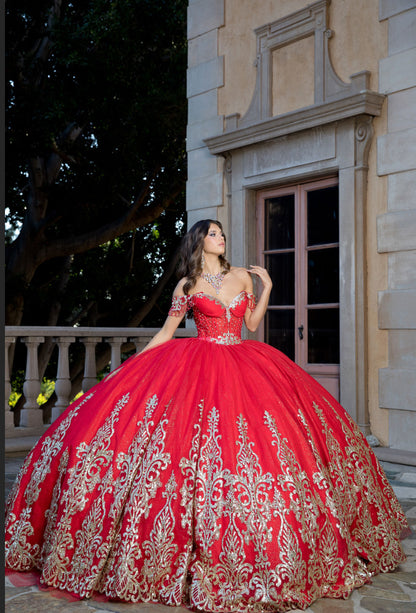 Whimsical Glitter Dress. PQ1065 by Bella Couture
