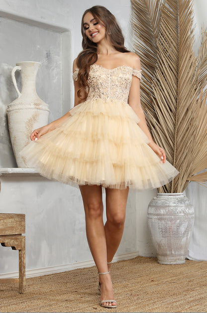 Glitter Embellishments with ruffles. 1061 BY ADORA DESIGN